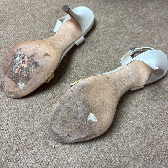 Jimmy choo as satin and crystal high heel wedding shoes - Picture 3 of 4